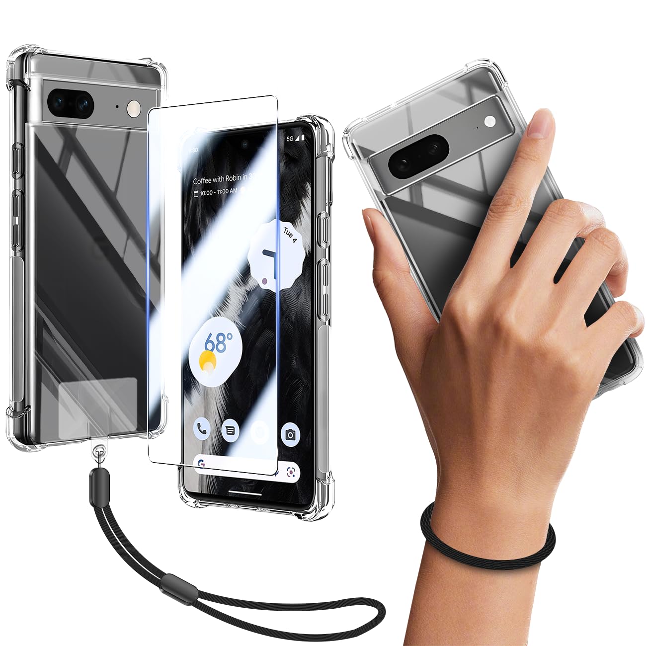 Amazon.co.jp: 対応 Google Pixel7 ケース クリア ケース Google